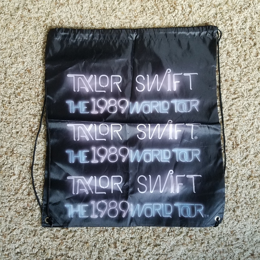 Taylor Swift 1989 World Tour String Backpack Tote - image 2